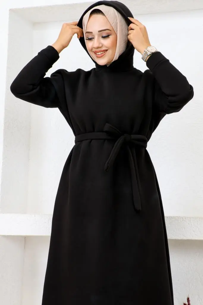 New Black Daily Dress-detail