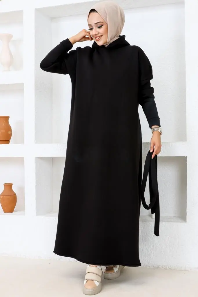 New Black Daily Dress-detail