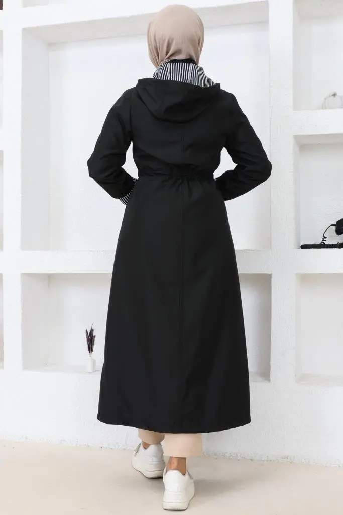 New Black Trenchcoat-detail