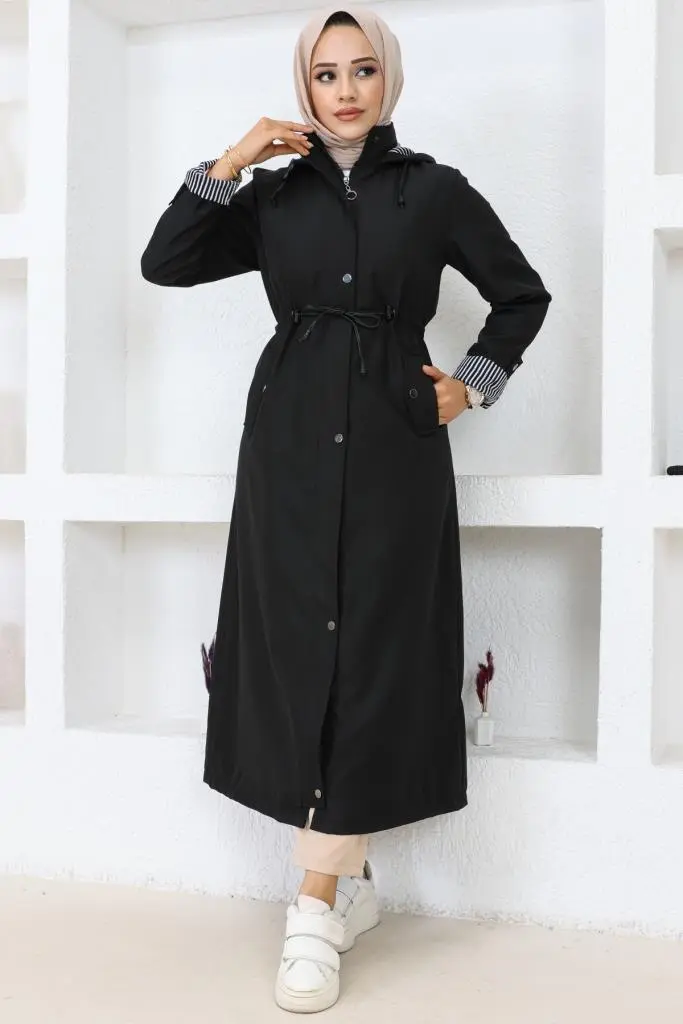 New Black Trenchcoat-detail