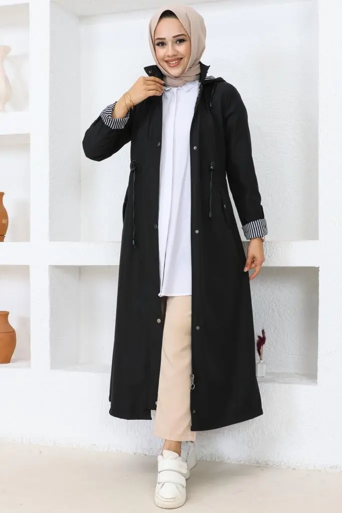 New Black Trenchcoat-detail