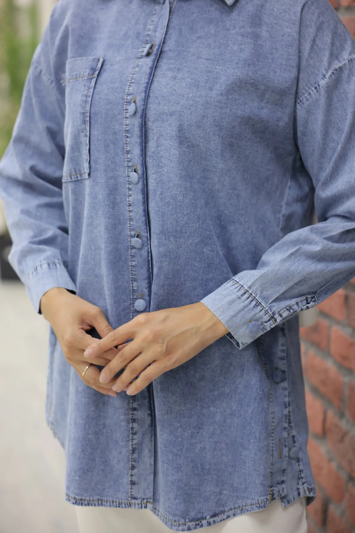 Denim Shirt-detail