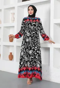 A Pile Model Tesettür Elbise