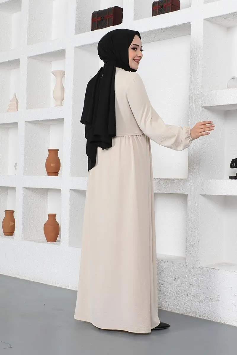 Aerobin Fabric Seasonal Abaya-detail