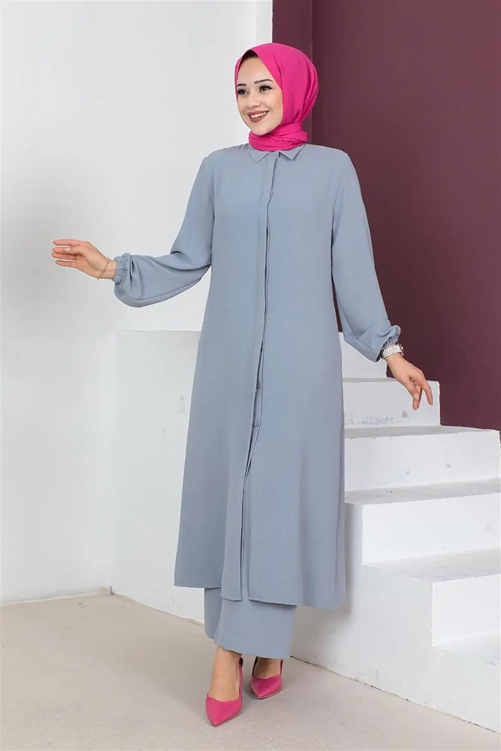 Aerobin Long Hijab Suit-detail