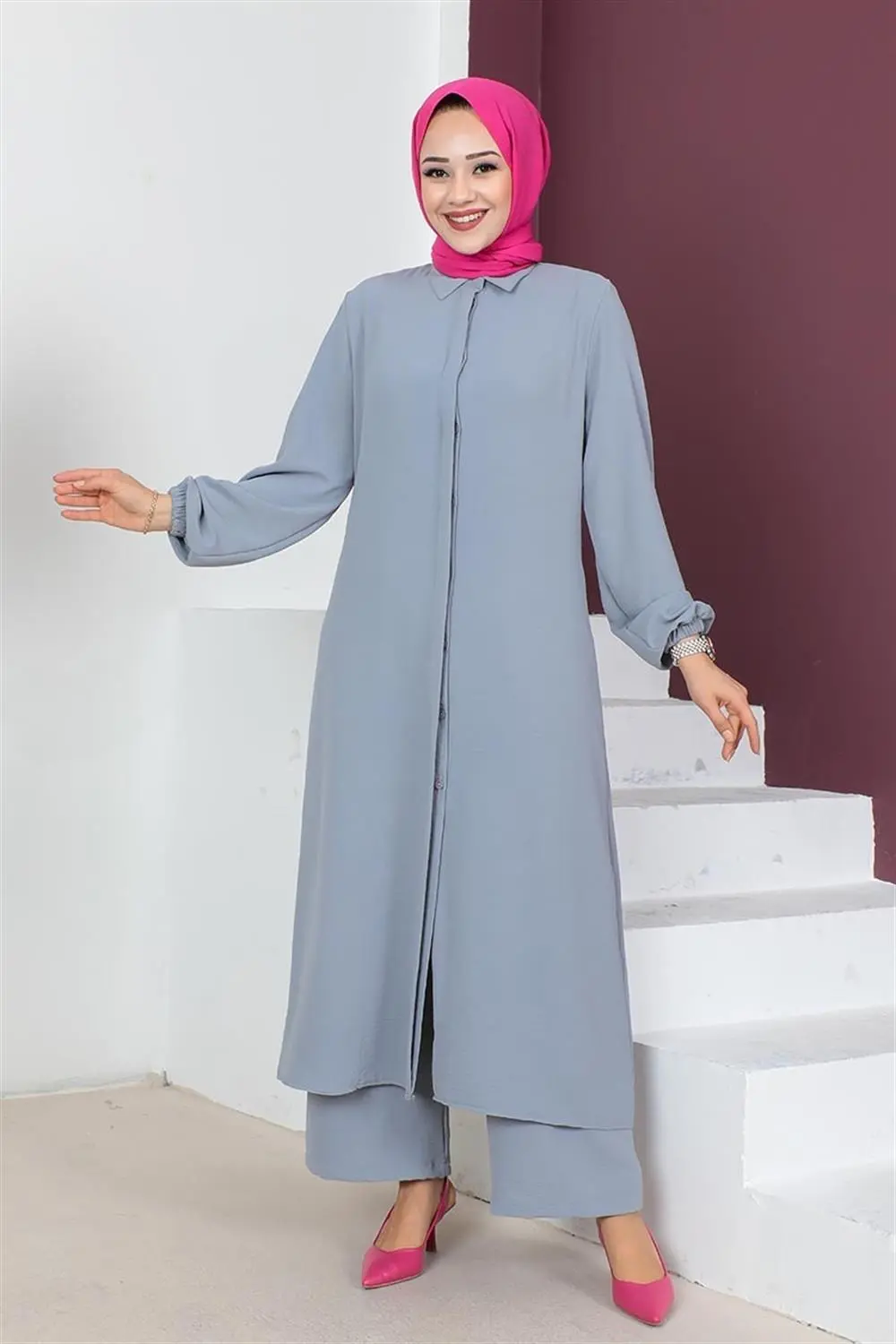 Aerobin Long Hijab Suit-detail