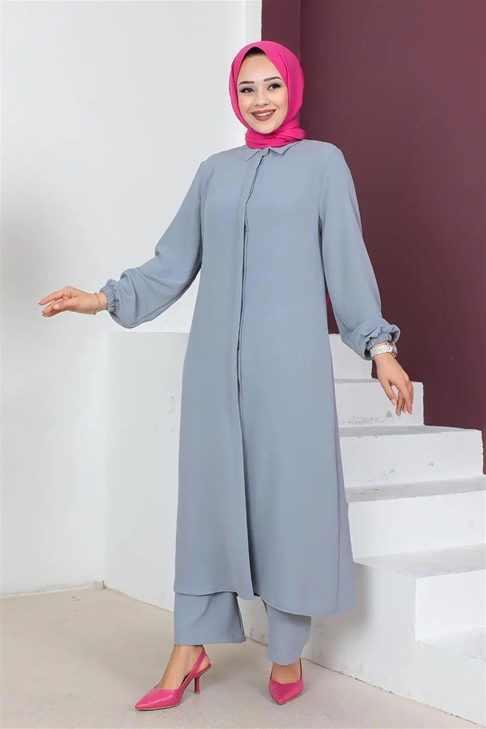 Aerobin Long Hijab Suit-detail
