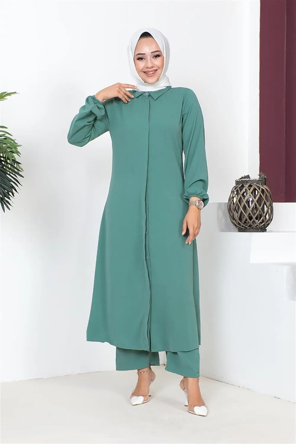 Aerobin Long Hijab Suit-detail