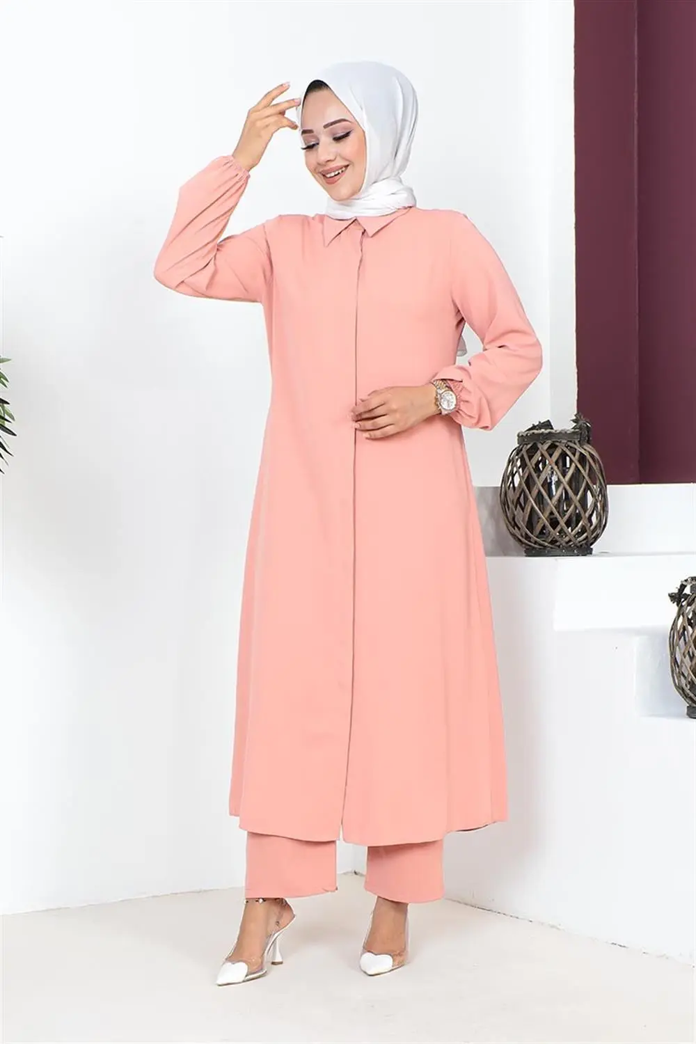 Aerobin Long Hijab Suit-detail