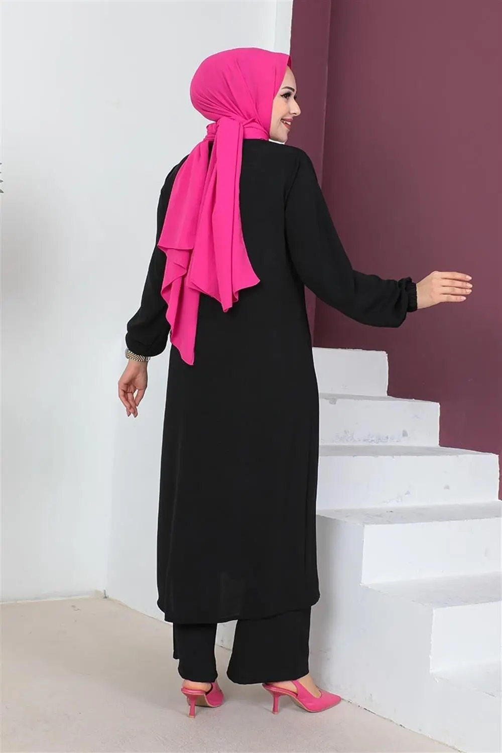 Aerobin Long Hijab Suit-detail