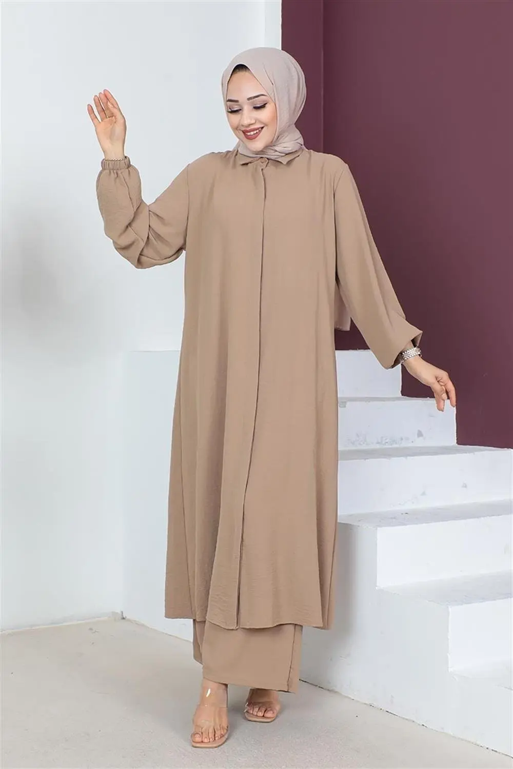 Aerobin Long Hijab Suit-detail