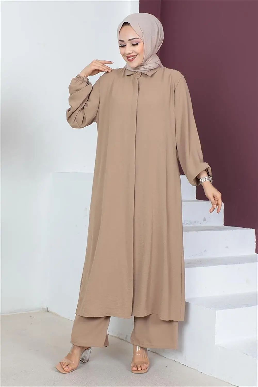 Aerobin Long Hijab Suit-detail