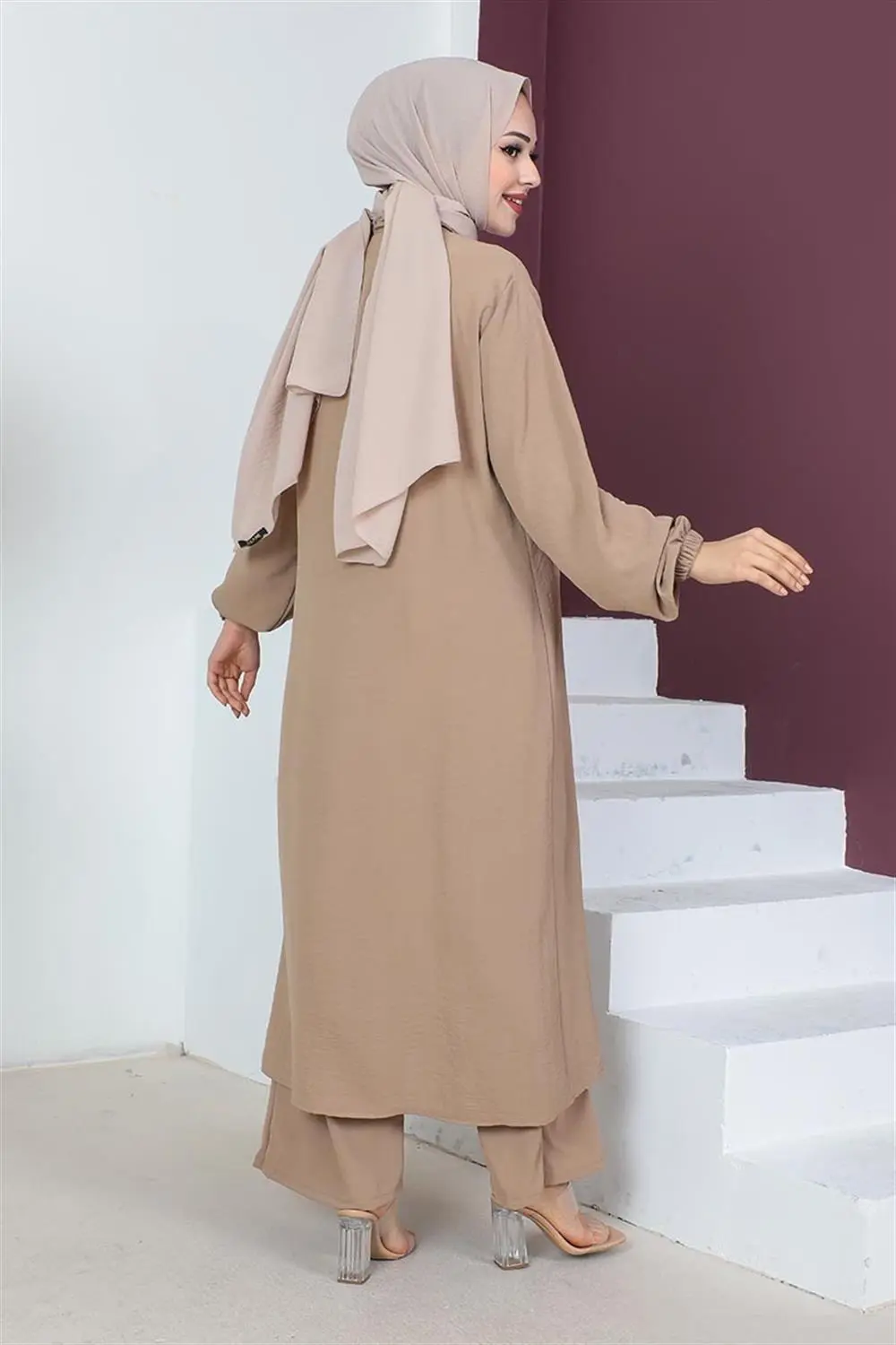 Aerobin Long Hijab Suit-detail