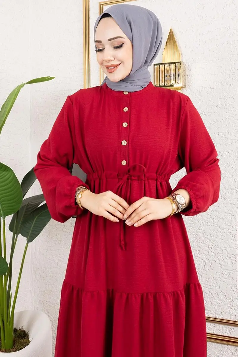 Afra Bağcık Detaylı Elbise-detail