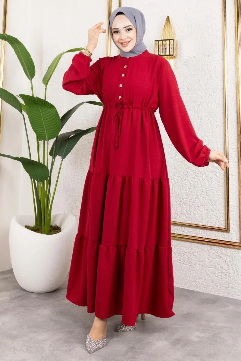 Afra Bağcık Detaylı Elbise-detail