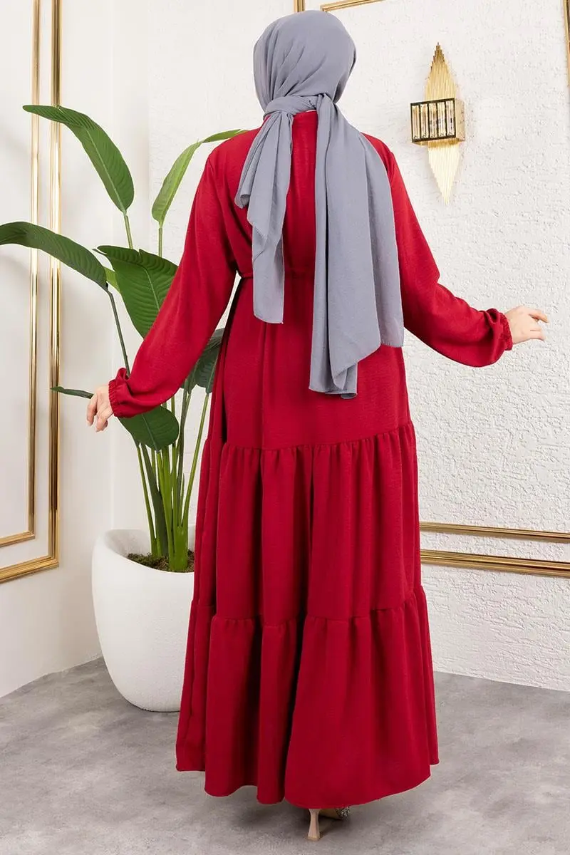 Afra Bağcık Detaylı Elbise-detail