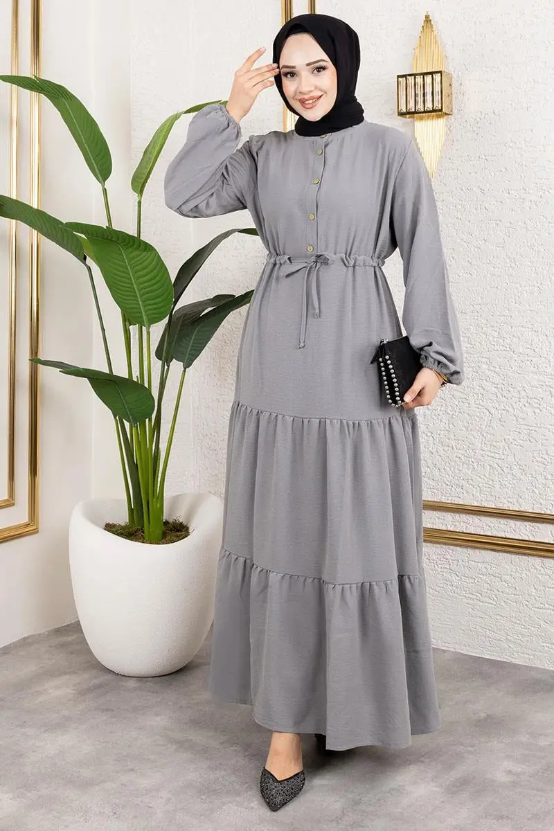 Afra Bağcık Detaylı Elbise-detail