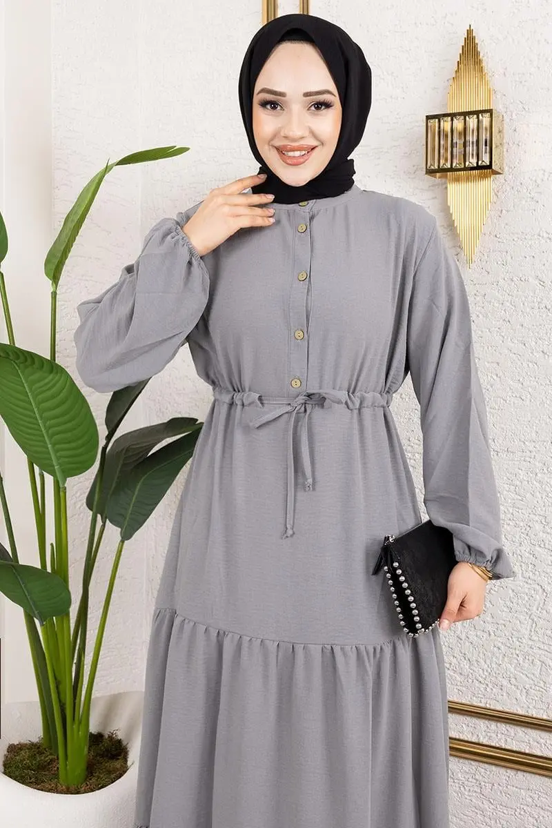 Afra Bağcık Detaylı Elbise-detail