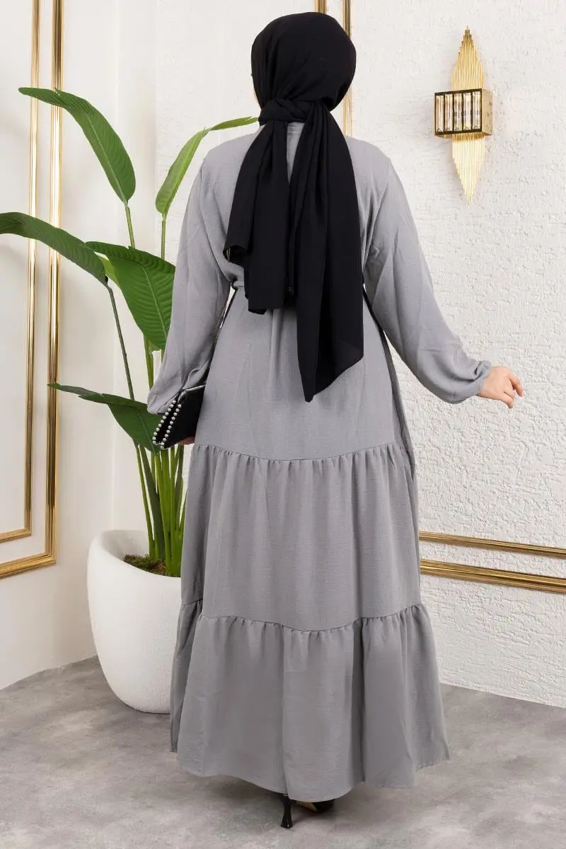 Afra Bağcık Detaylı Elbise-detail