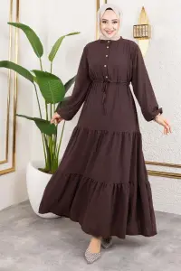 Afra Bağcık Detaylı Elbise