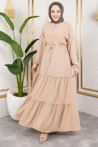 Alisa Aerobin Elbise Bej