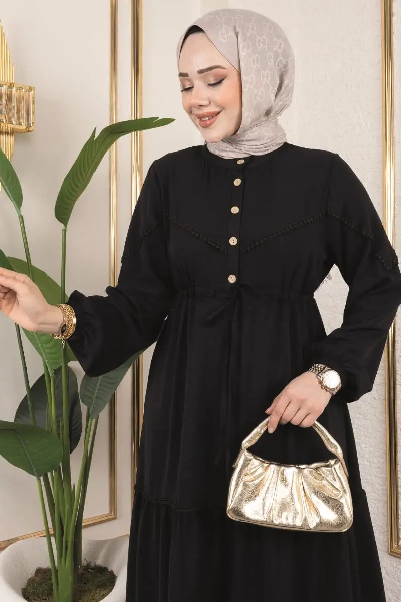 Alisa Aerobin Elbise Siyah-detail