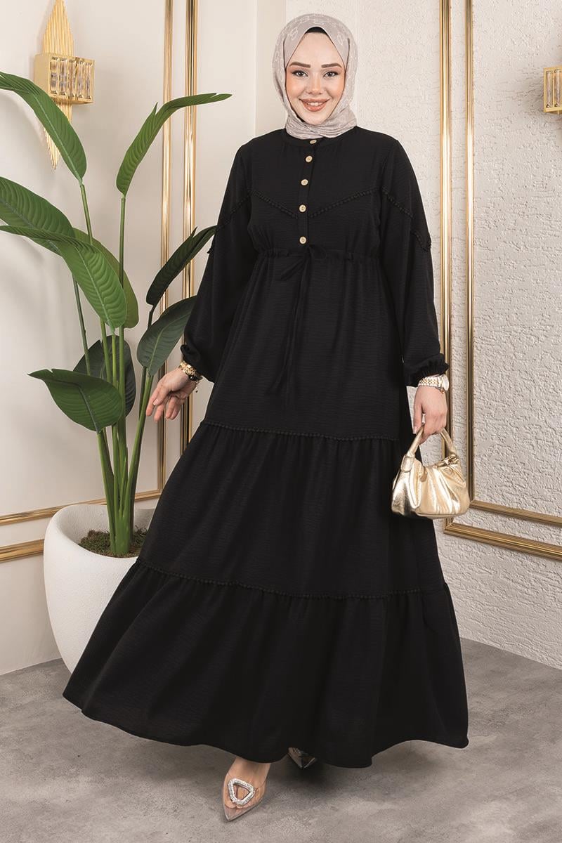 Alisa Aerobin Elbise Siyah