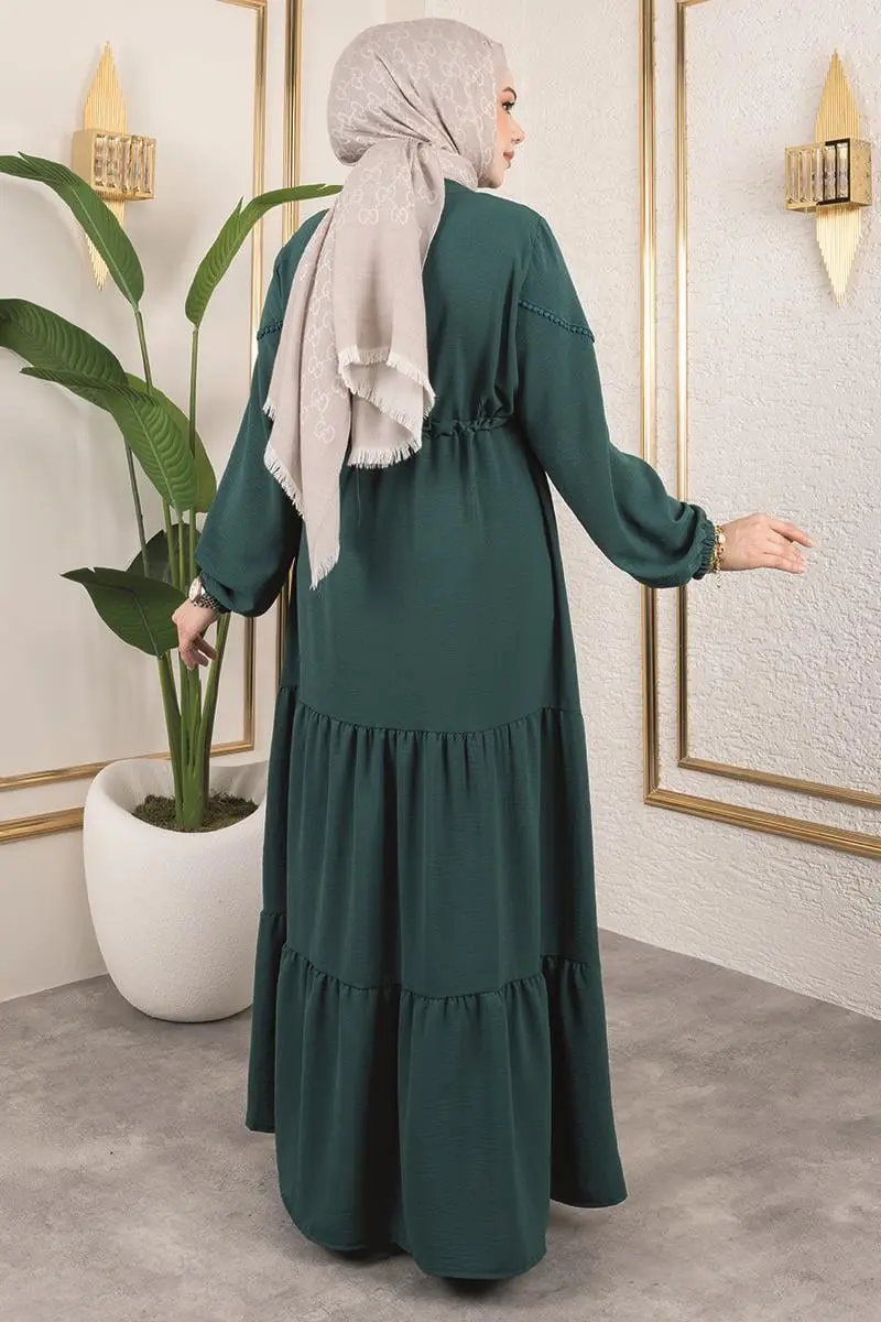 Alisa Aerobin Elbise Zümrüt Yeşili-detail