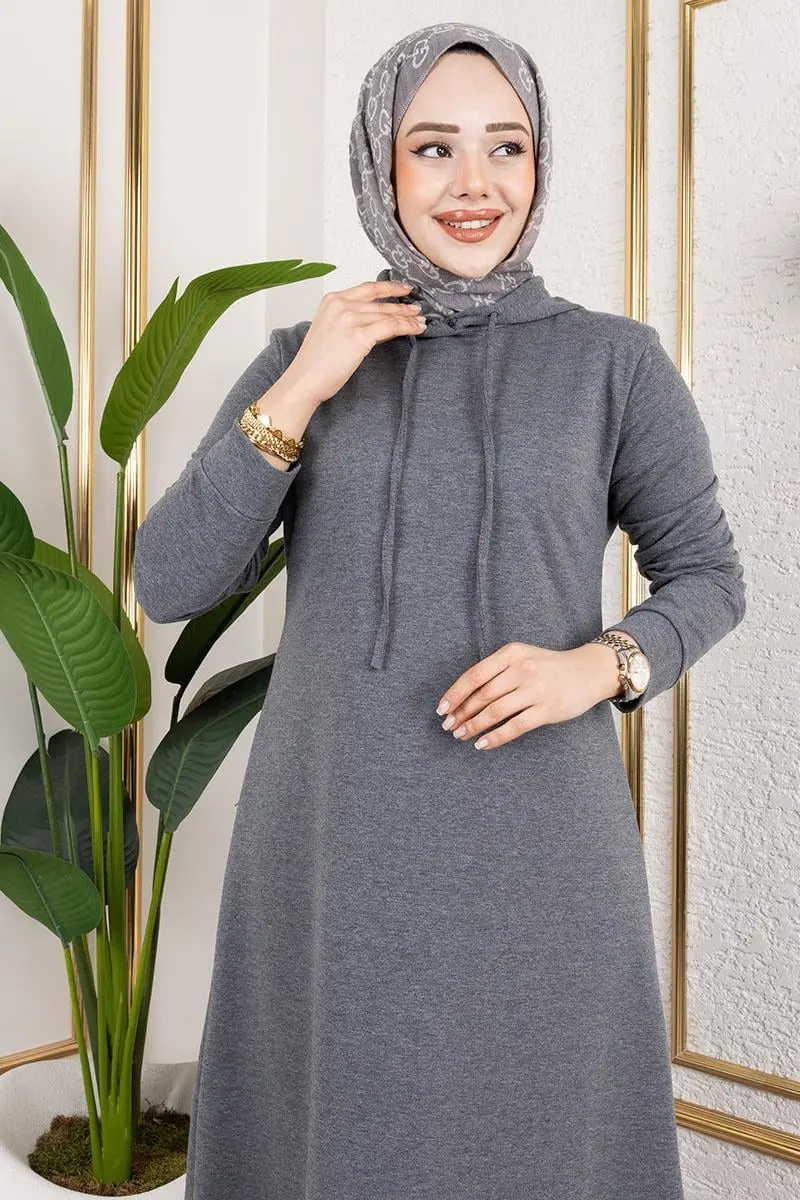 Arma Detaylı Spor Elbise Antrasit-detail