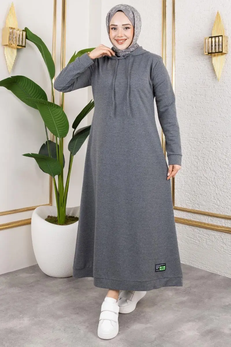 Arma Detaylı Spor Elbise Antrasit-detail