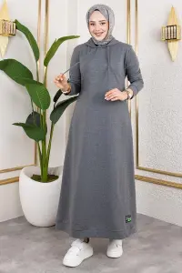 Arma Detaylı Spor Elbise Antrasit
