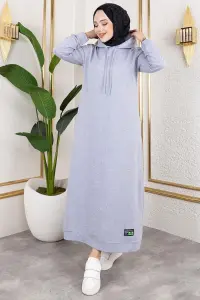 Arma Detaylı Spor Elbise Gri