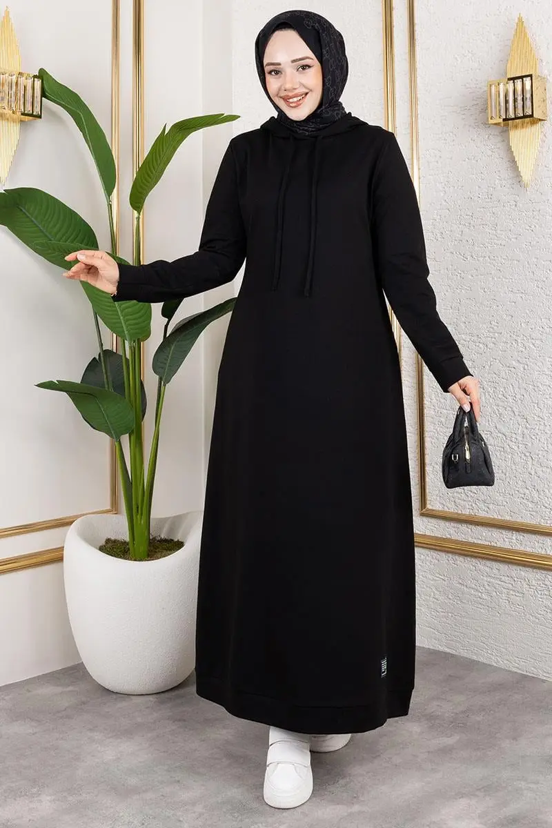 Arma Detaylı Spor Elbise Siyah-detail