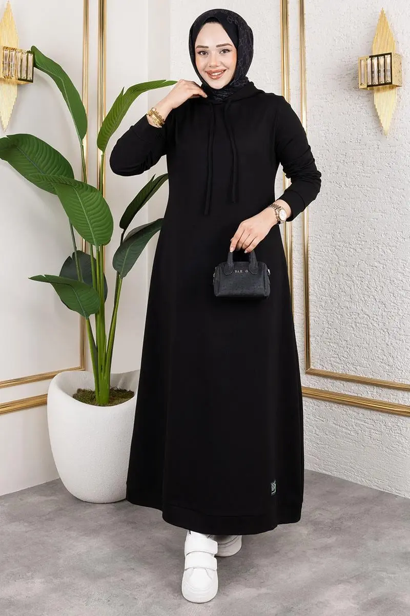 Arma Detaylı Spor Elbise Siyah-detail