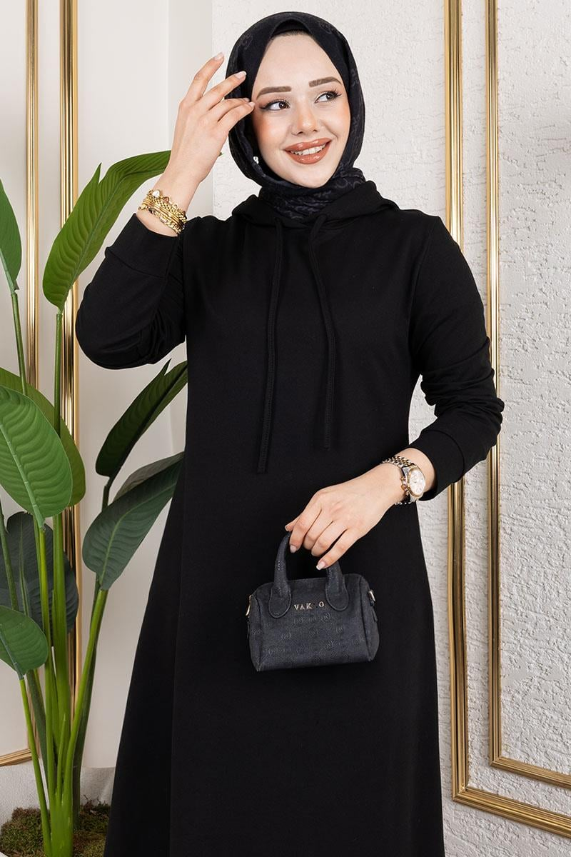 Arma Detaylı Spor Elbise Siyah