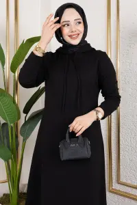 Arma Detaylı Spor Elbise Siyah