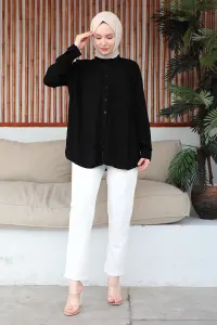 Bağcıklı Kadın Pantolon Kahverengi