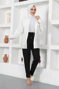 Bağcıklı Kadın Pantolon Kahverengi