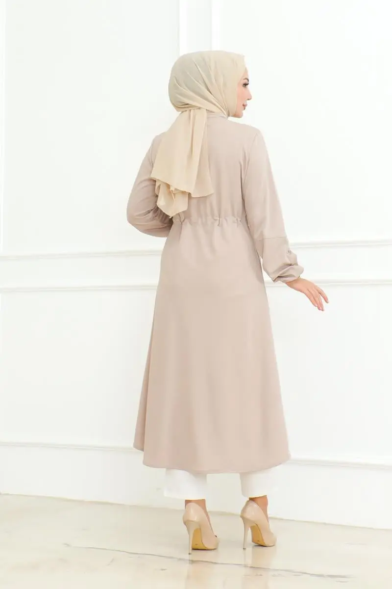 Bağcıklı Tesettür Kap Vizon-detail