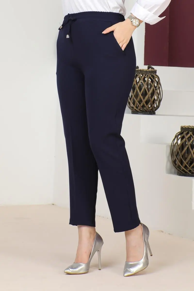 Lace-up Hijab Trousers-detail