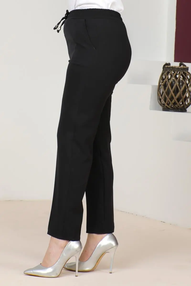 Lace-up Hijab Trousers-detail