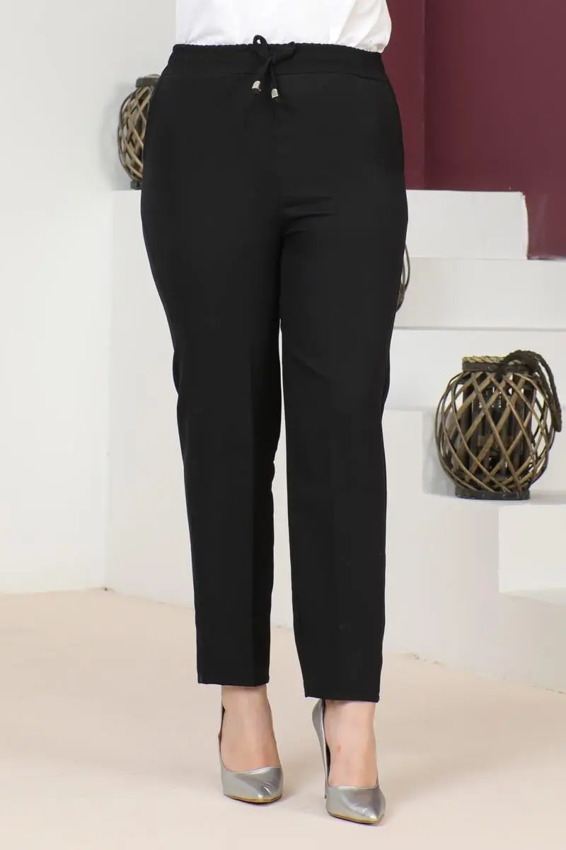 Lace-up Hijab Trousers-detail