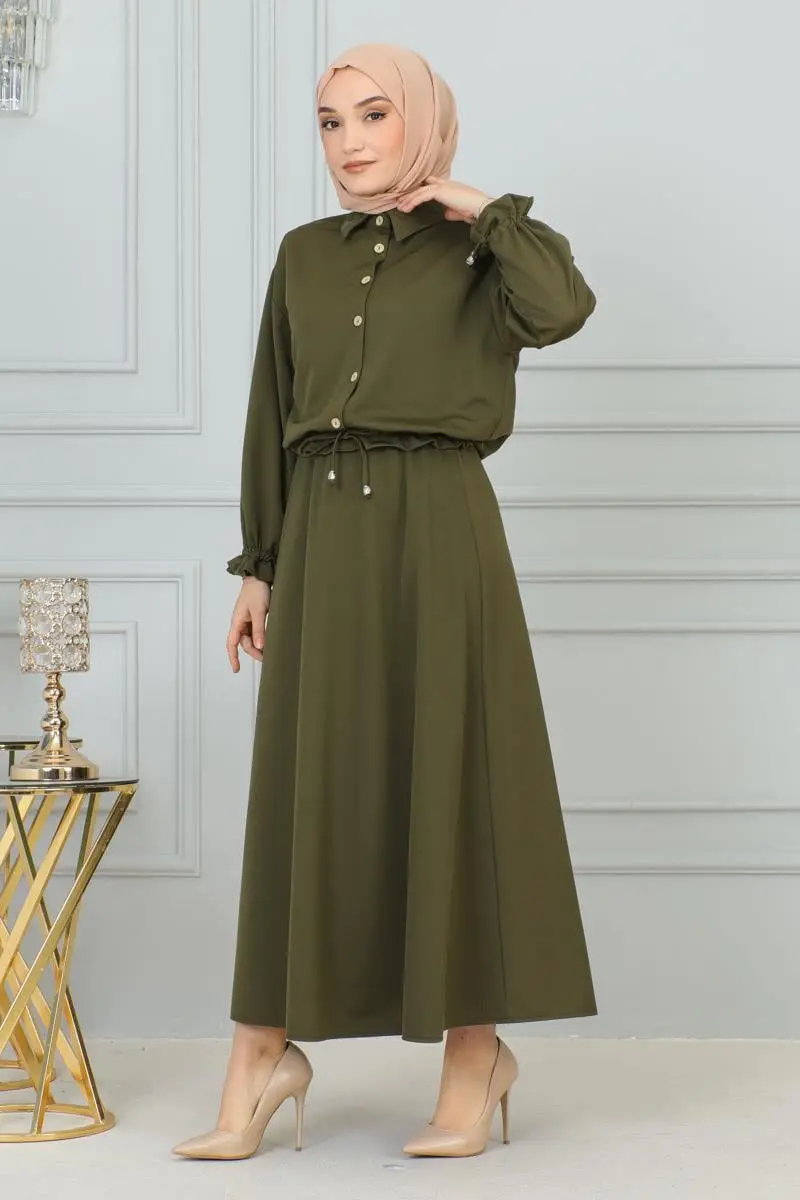 Bağcıklı Tesettür Takım-detail