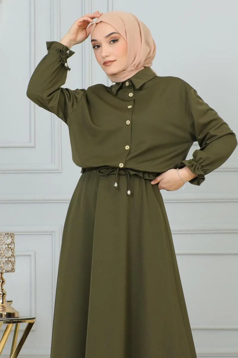 Bağcıklı Tesettür Takım-detail