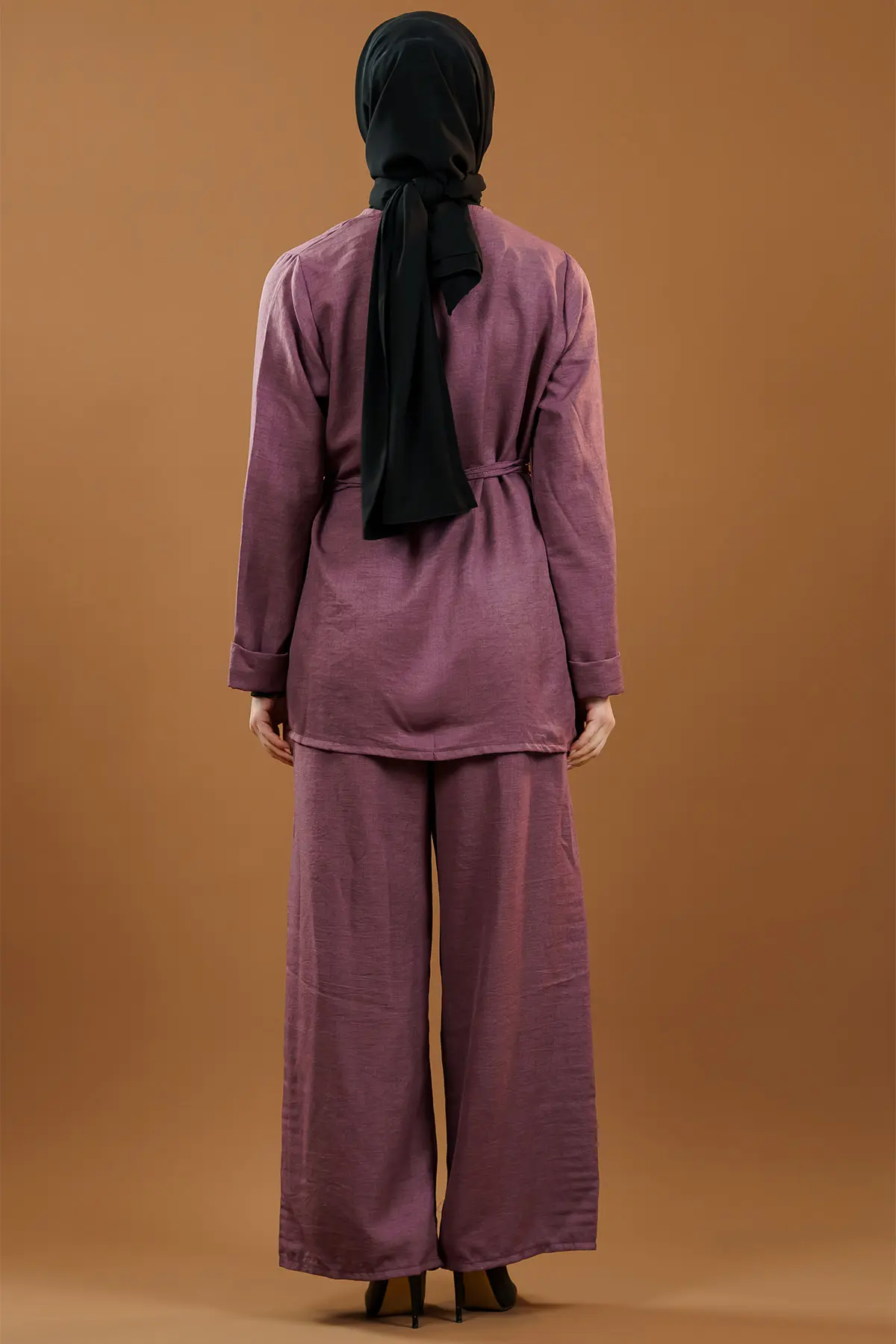 Tie-up Kimono Suit-detail