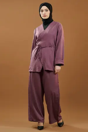 Tie-up Kimono Suit