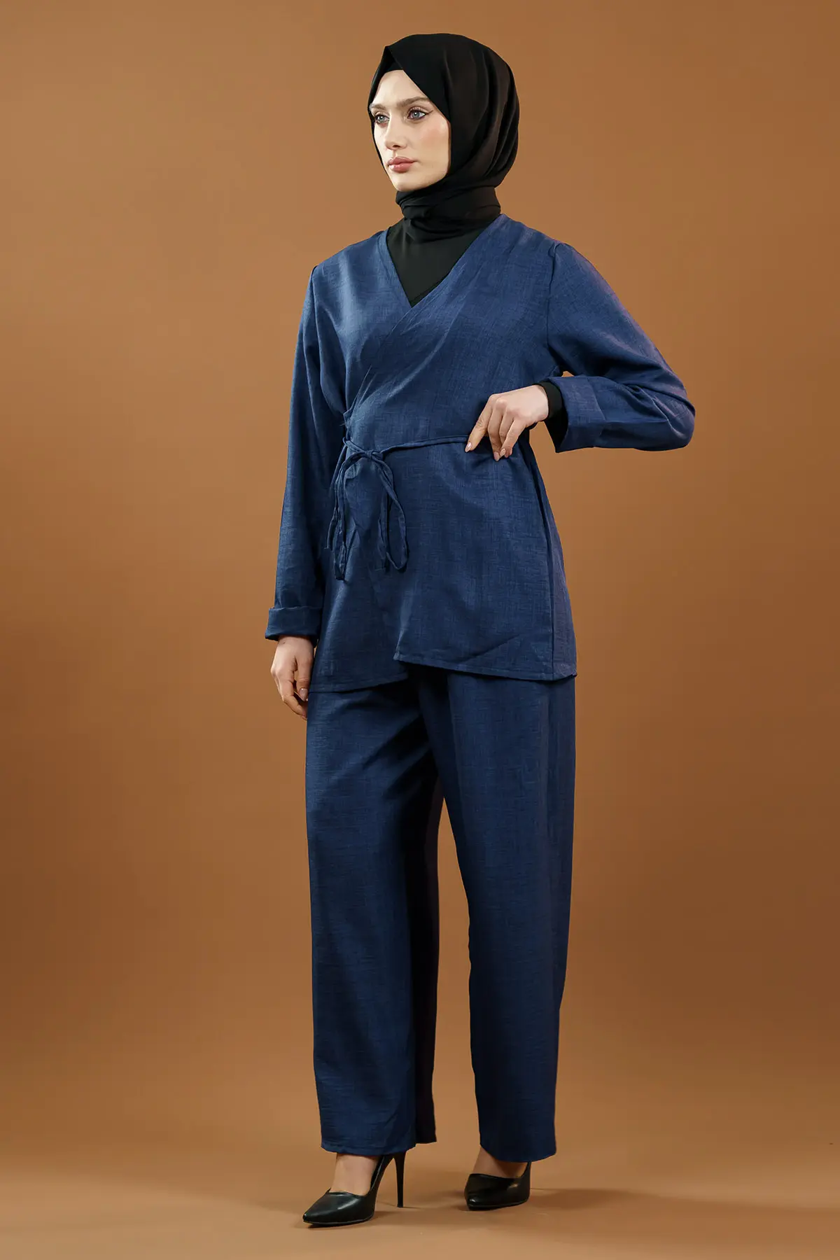 Bağlamalı Kimono Takım-detail