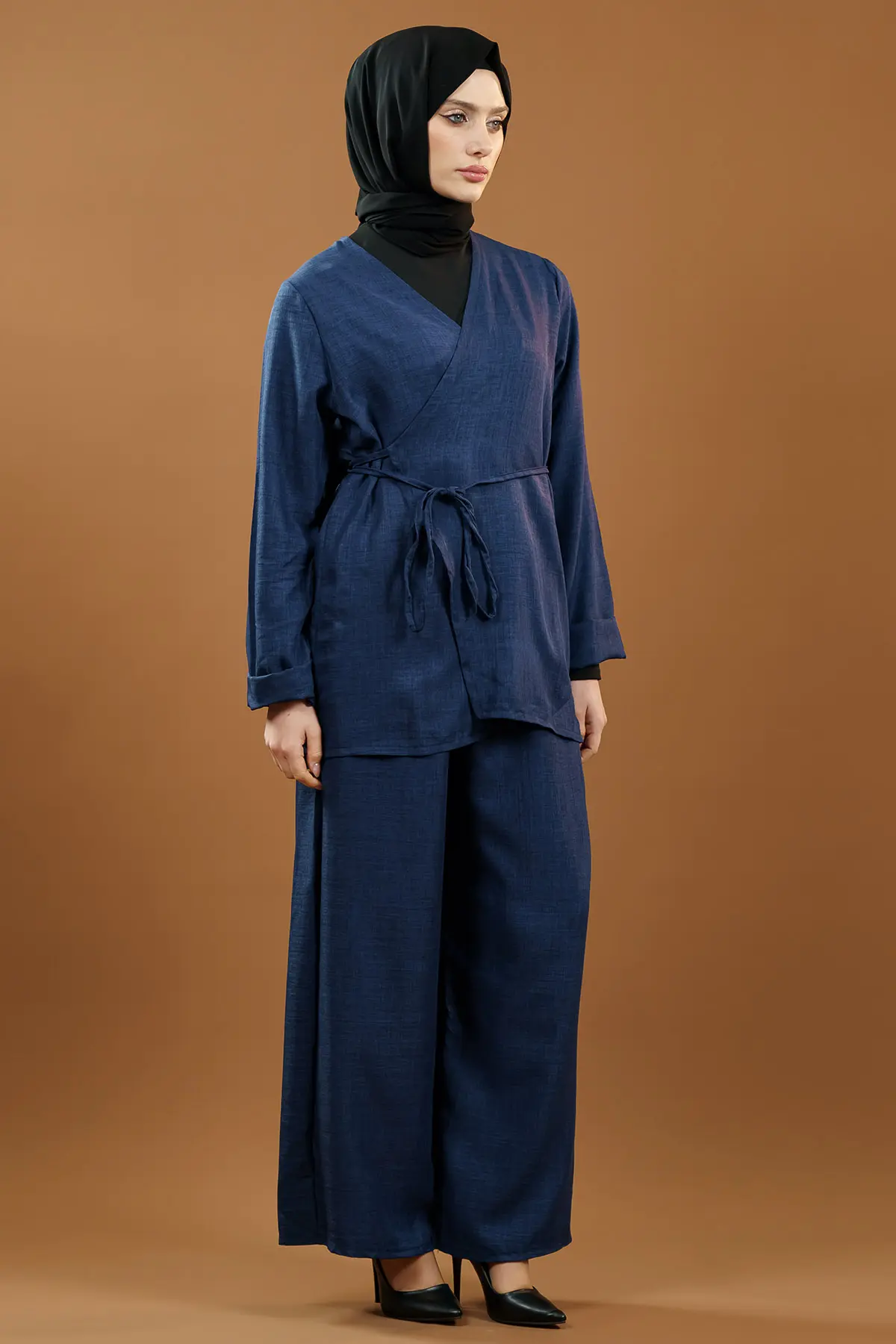 Bağlamalı Kimono Takım