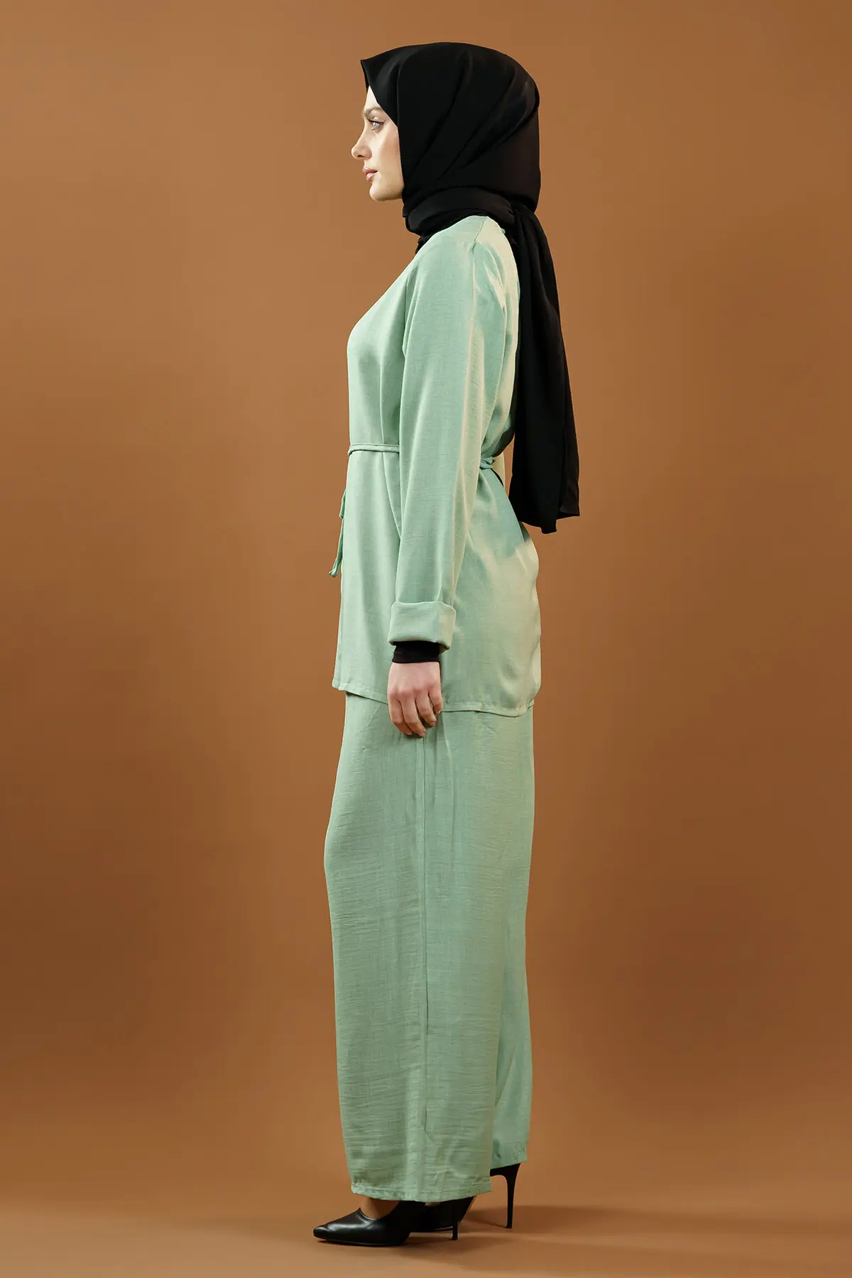 Bağlamalı Kimono Takım-detail