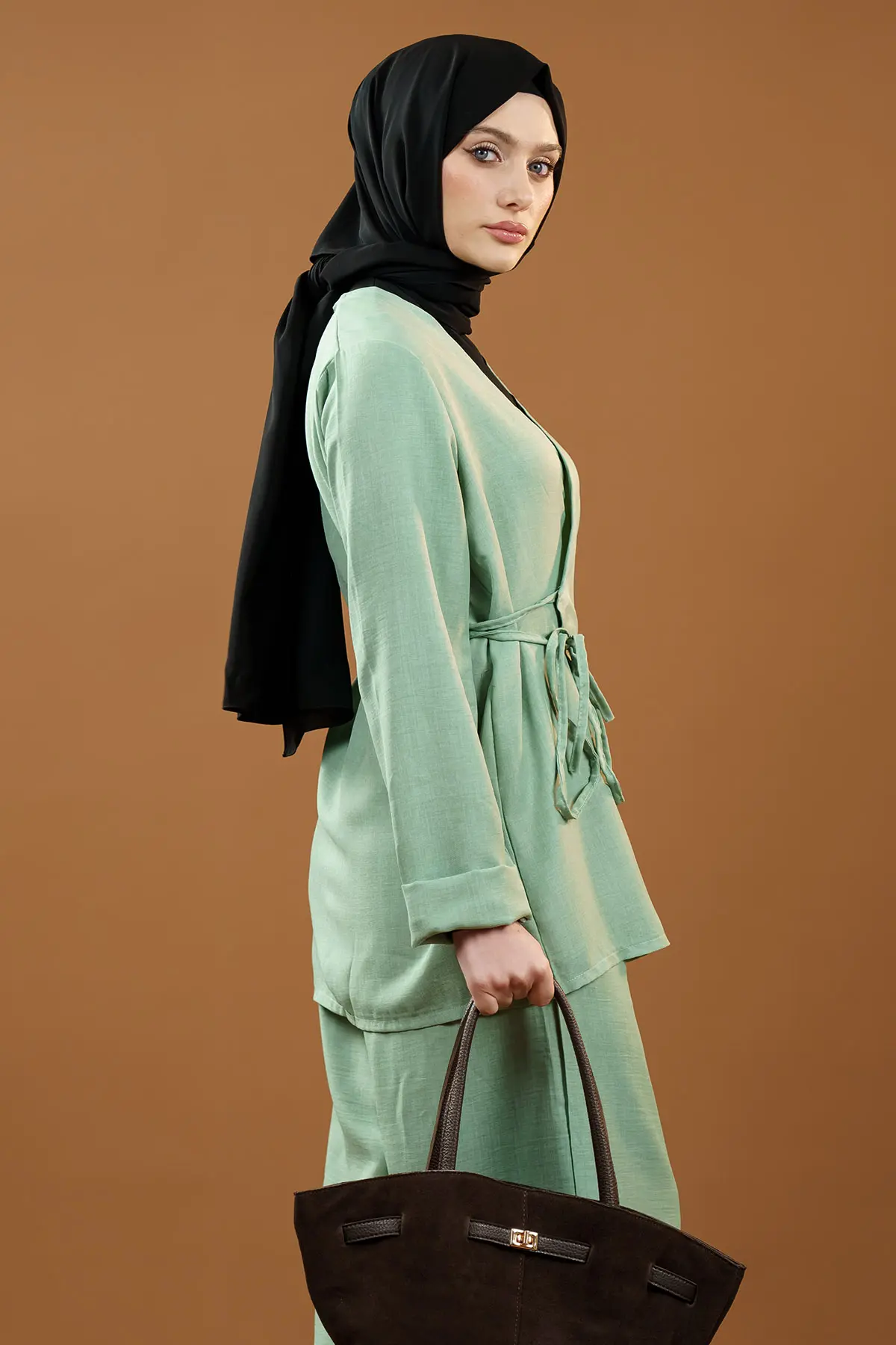 Bağlamalı Kimono Takım-detail